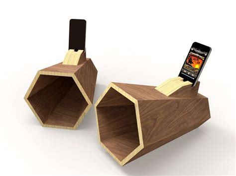 Maybe you would like to learn more about one of these? "Hexaphone" Iphone amplifier by Pierre Stadelmann | Wooden ...