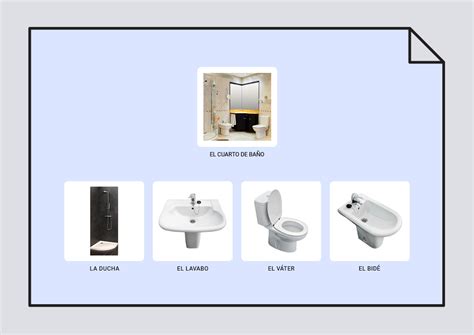 El Cuarto De Baño Cuaderno De Vocabulario Vocabulario Soyvisual