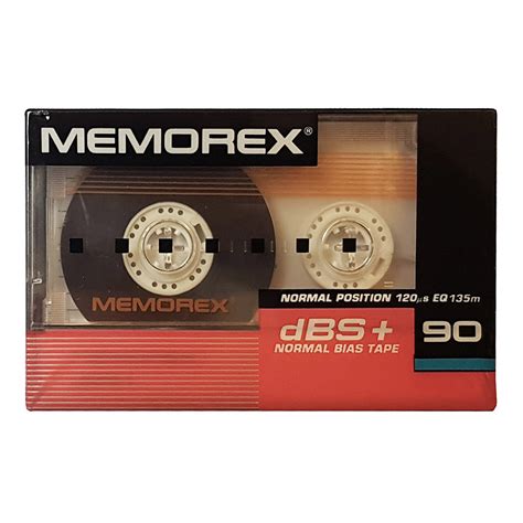 Memorex Dbs 90 Ferric Blank Audio Cassette Tapes Retro Style Media