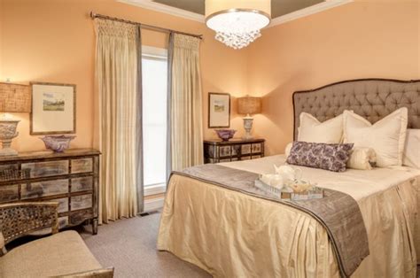 This is particularly important in a bedroom, as the paint color can provide a tranquil, relaxing space when selected. Soft Peach Color Walls for Sophisticated Interior Look ...