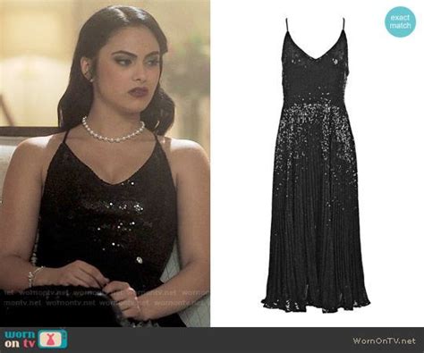Riverdaleveronica Black Sequin Dress Veronica Lodge Outfits