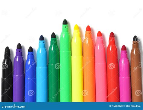 Colored Marker Pen Stock Photo Image Of Create Classroom 16903070