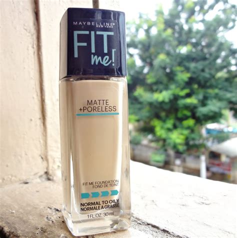 Maybelline Fit Me Matte Poreless Foundation Warm Nude Review