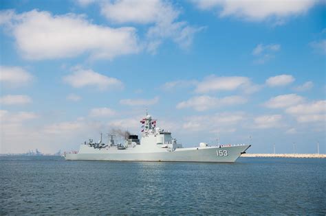 Chinese Missile Destroyer Xian Makes Technical Stop In Egypts