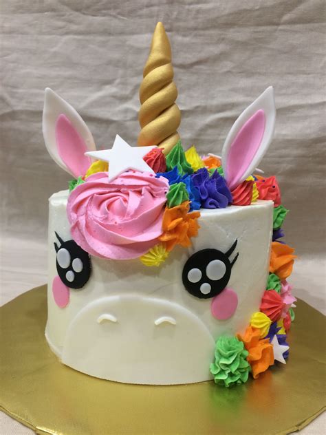 Rainbow Unicorn Birthday Cake Unicorn Birthday Cake Cake Butterfly