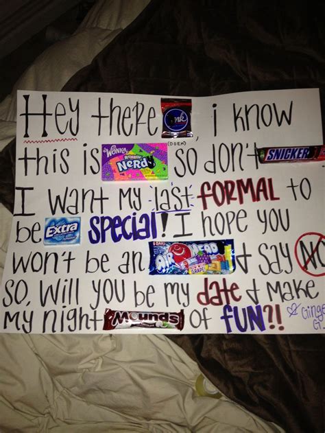 Maybe you would like to learn more about one of these? My idea to ask my date to winter formal! | Time to be Creative | Pinterest | Boys, So cute and ...