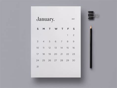2021 Printable Calendar Minimalist Calendar Pdf Minimal Etsy Australia