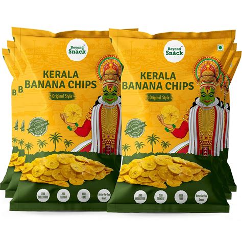 Beyond Snáck Natural Kerala Banana Chips Healthy And Delicious Snacks No Hand Touch Original