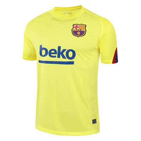 Us 1580 Mens Barcelona Short Training Jersey Yellow 202021