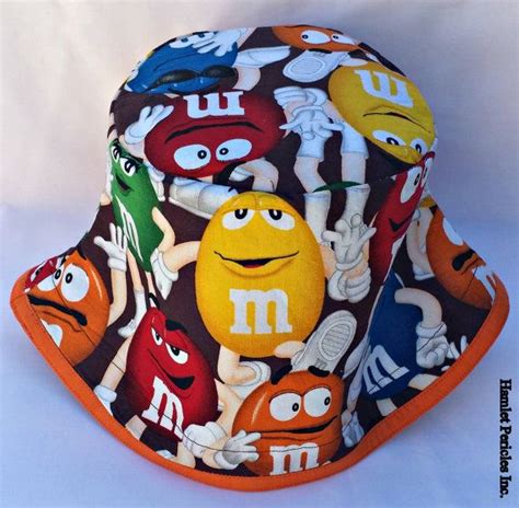 Ooak Mandms Hat Multicolored Mandms Unisex Bucket Hat By Etsy Soft