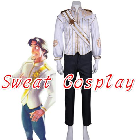 High Quality Tangled Flynn Rider Costume Wedding Ever After Halloween Cosplay Costume For Adult