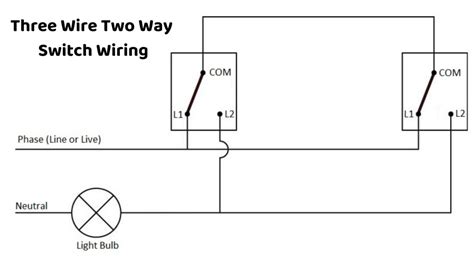 Easy To Understand 2 Way Switch Wiring