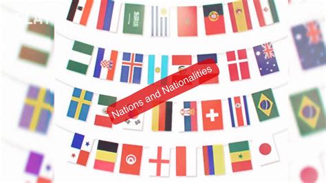 Countries Nationalities Youtube