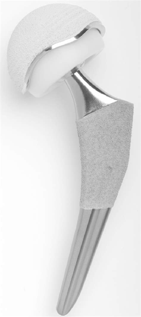 A Photograph Of The Adm Prosthesis With An Accolade Ii Stem