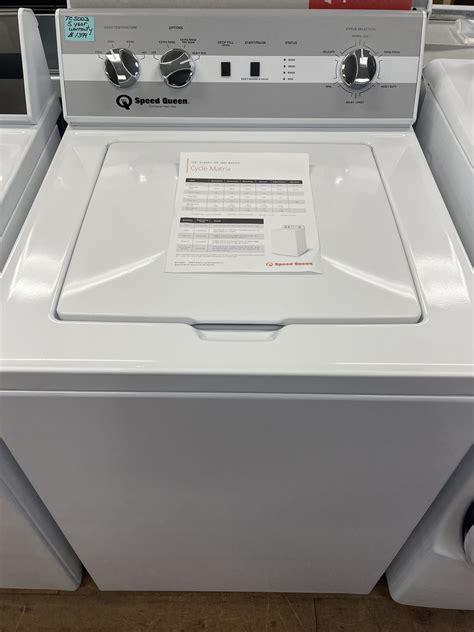 Speed Queen Top Load Washer With Classic Clean Tc Highpoint Appliance