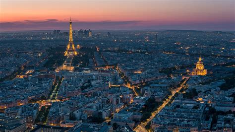 Cityscape France Paris Buildings During Sunset Hd Travel Wallpapers