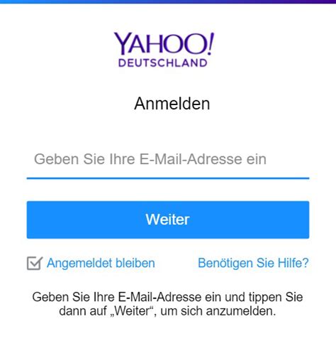 Yahoo Mail Login Mein Login