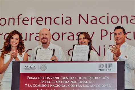 Firma Convenio De Colaboración Dif Nacional Con La Comisión Nacional