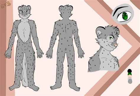 Snow Leopard Reference Sheet Commission — Weasyl