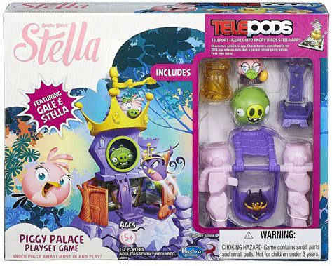 Angry Birds Stella Telepods Piggy Palace Playset Game Stella Gale