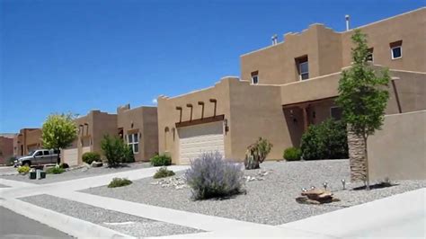Modern Pueblo Style Houses In Rio Rancho New Mexico Usa