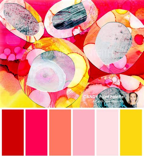 A Bold And Vibrant Colour Palette From The Original Art By Jane Monteith Color Palette Bright