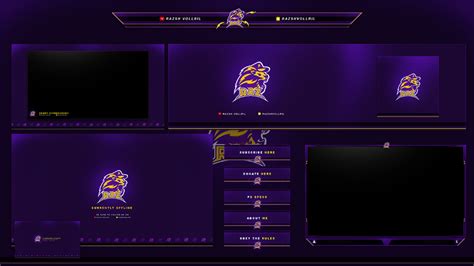 Twitch Overlays On Behance Overlays Twitch Display Banners