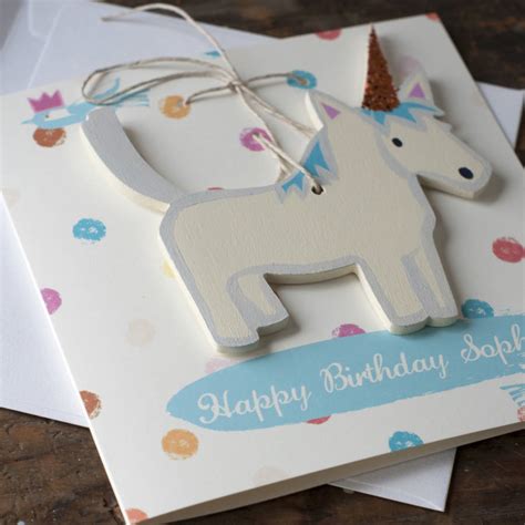 Birthday cards for women handmade birthday cards happy birthday cards female birthday security check required. personalised unicorn decoration birthday card by ...