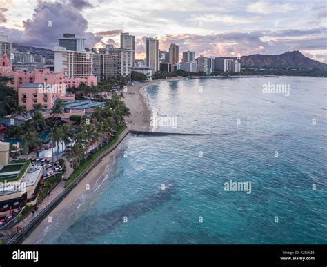Honolulu Diamond Head Aerial High Resolution Stock Photography And