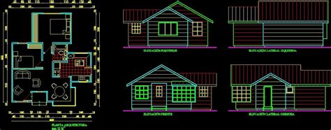 Small House Dwg Block For Autocad Designs Cad