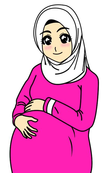 Hijab Animasi Png Gambar Islami