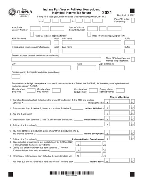 Form It 40pnr State Form 472 Download Fillable Pdf Or Fill Online