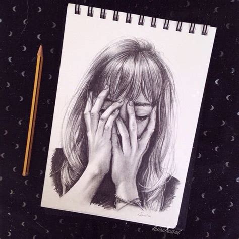 Orasnap Crying In Hands Drawing