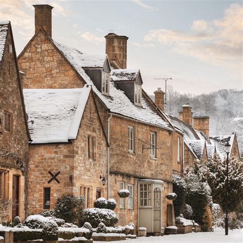A Wintry Moment In The Cotswolds ‘tis The Season For Snowy Morning