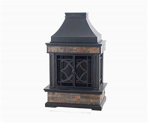 Sunjoy Heirloom Steel Wood Burning Outdoor Fireplace Review 2023