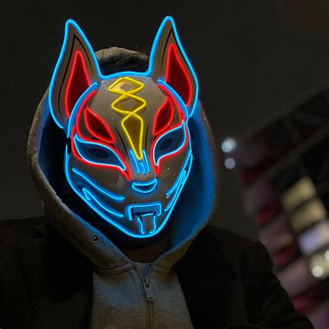 Led Cat Mask Australia Halloween Maskdemom Slayer Fox Drift Mask