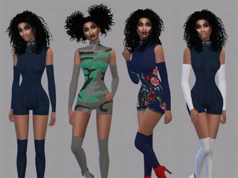 Acc Cutout Catsuit At Teenageeaglerunner Sims 4 Updates