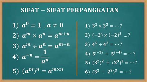 Sifat Operasi Bilangan Berpangkat Homecare