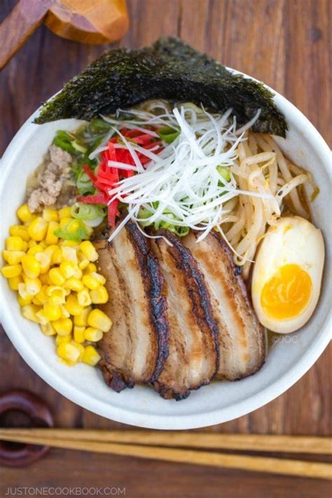 1) boil and drain a package of ramen noodles. Miso Ramen Recipe 味噌ラーメン • Just One Cookbook