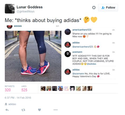 Look Adidas Shuts Down Homophobes On Instagram