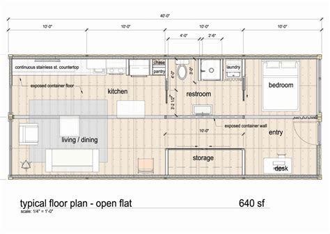 Detail Denah Rumah Kontainer Koleksi Nomer 8