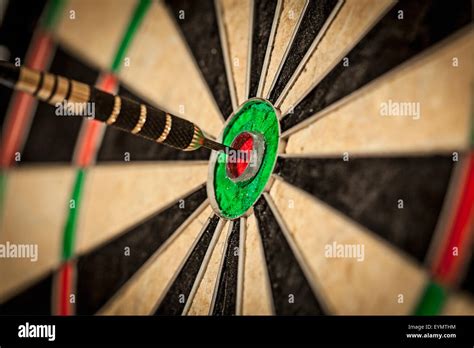 Success Hitting Target Aim Goal Achievement Concept Background Dart