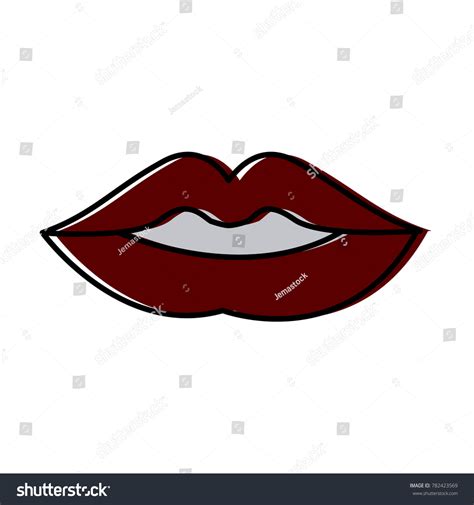 sexy lips cartoon stock vector royalty free 782423569 shutterstock