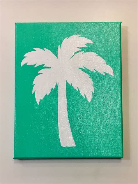 Palm tree outline canvas | Tree outline, Palm tree outline ...