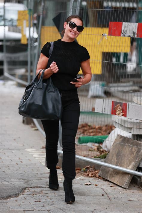 Kirsty Gallacher In Skin Tight Jeans And Boots At Global Radio In