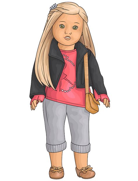 American Girl Isabelle Doll Clipart Free Download
