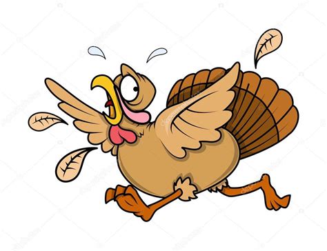 Running Turkey Vector