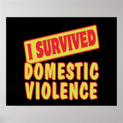 Stop Domestic Violence Lotus Poster