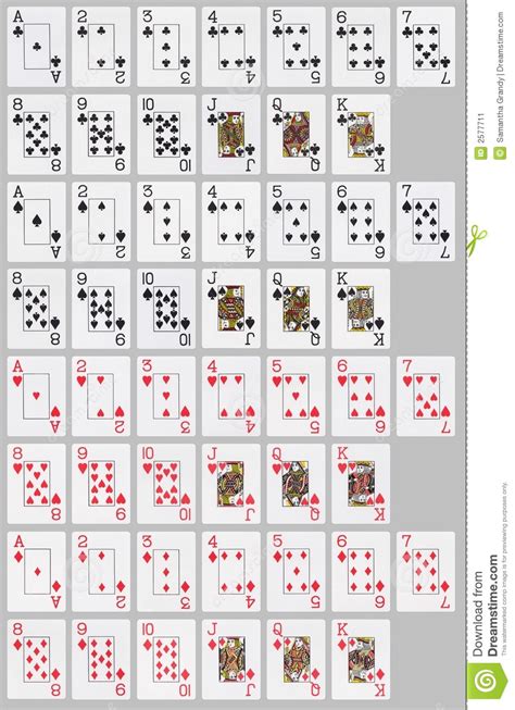 7 Best Images Of Deck Of 52 Printable Cards Standard Playing Card