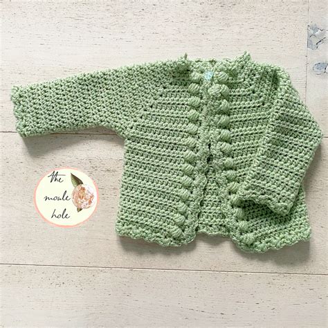 Cute Crochet Baby Cardigan Free Pattern The Moule Hole